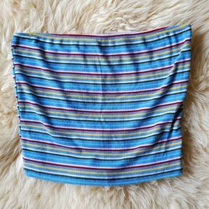 Luna Chic Ribbed Tube Top